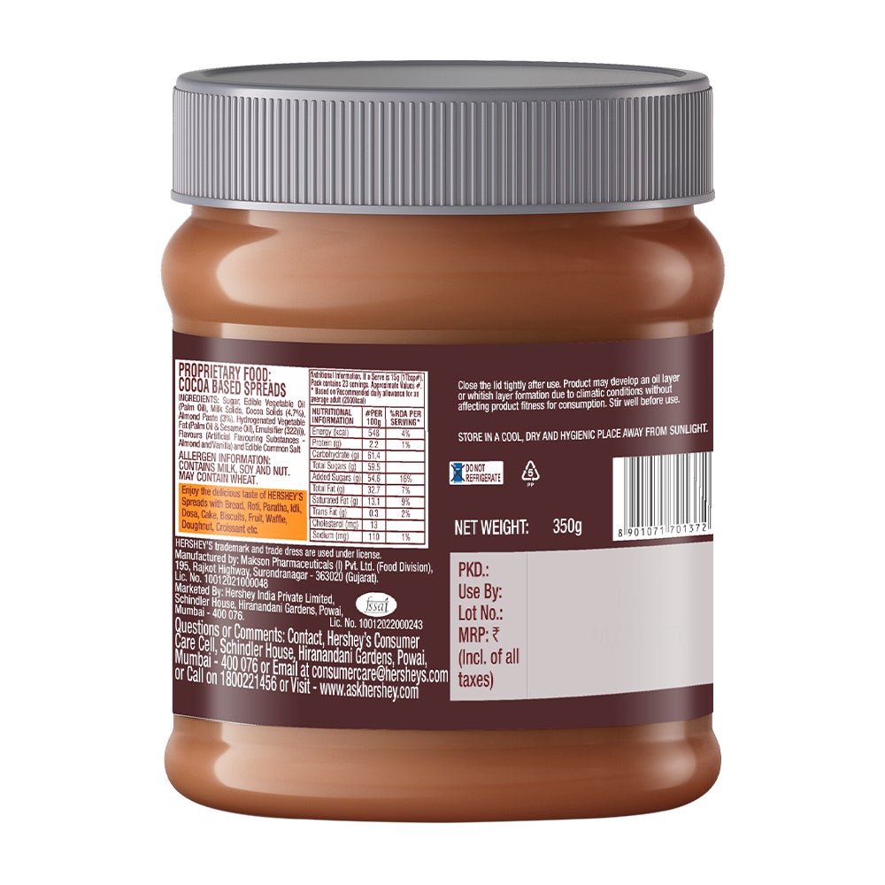 Hersheys Spreads Cocoa With Almond G